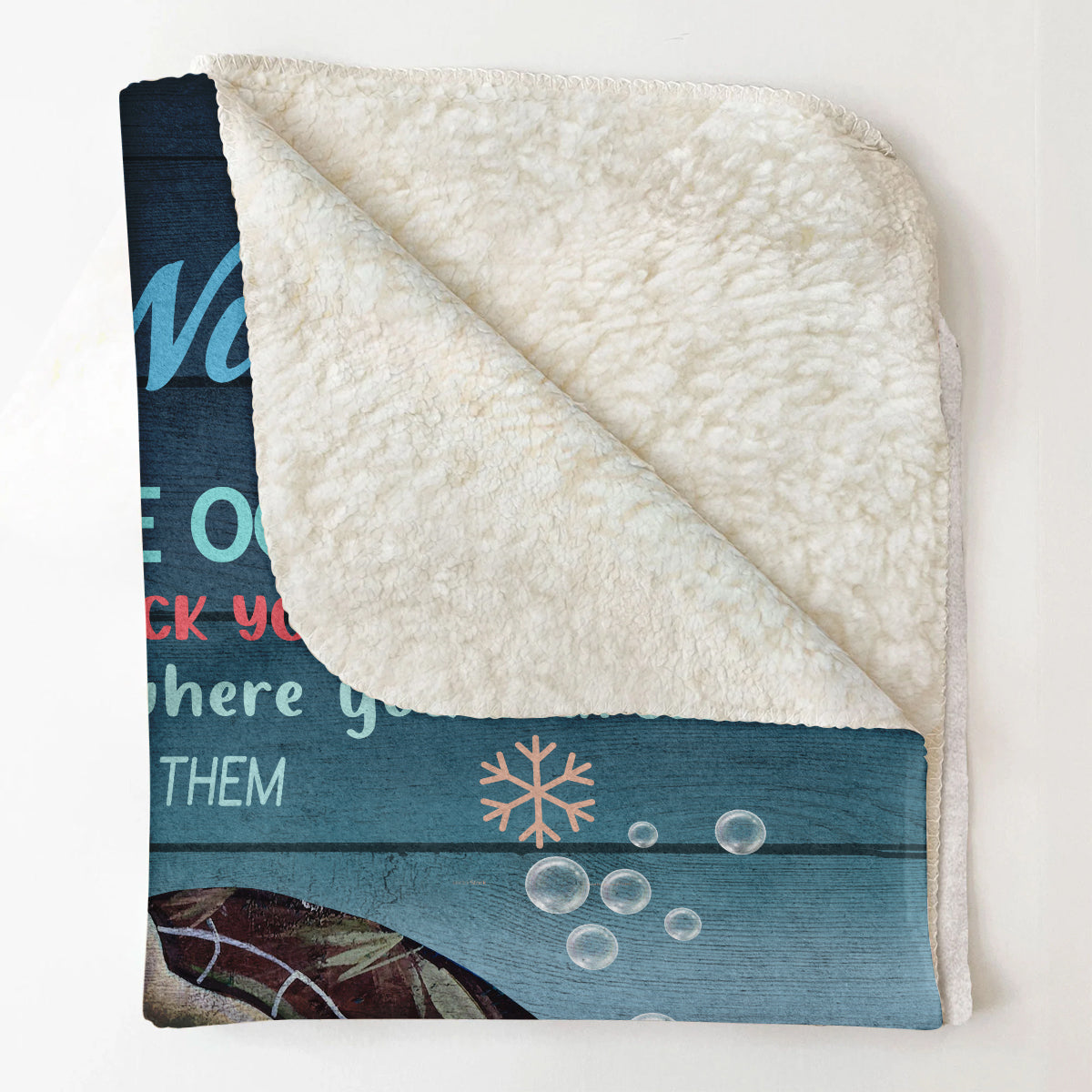 Gift For Niece Blanket, To My Niece Life Is Like The Ocean Sea Turtle - Love From Aunt