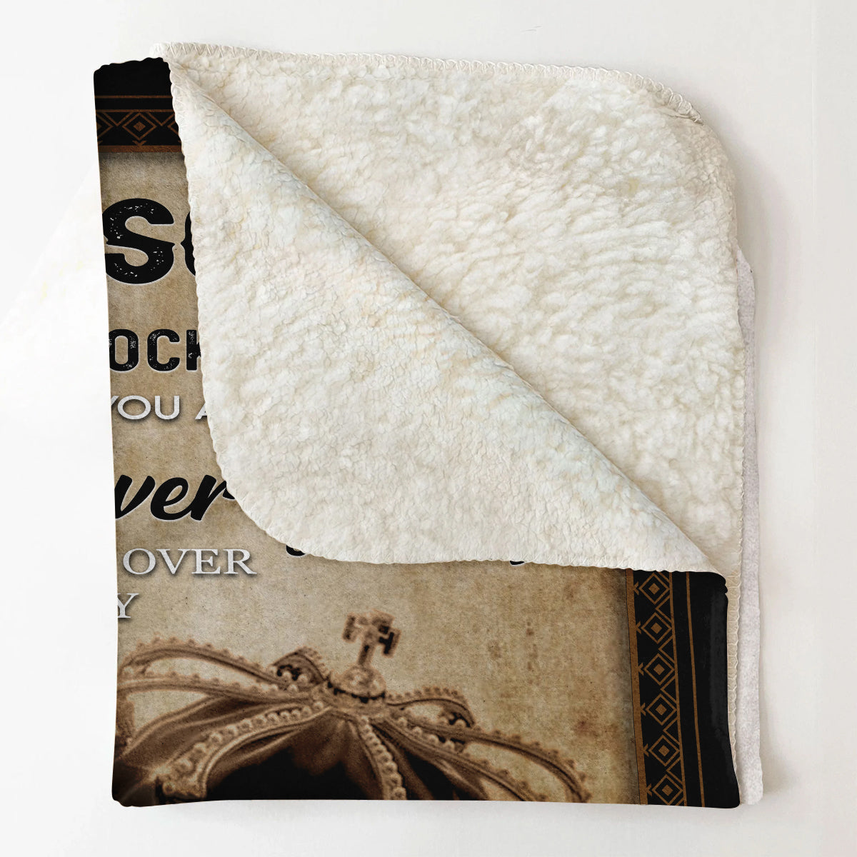 Gift For Son Blanket, Lion To My Son Always Remember You Are Braver Than You Think - Love From Mom Live Preview