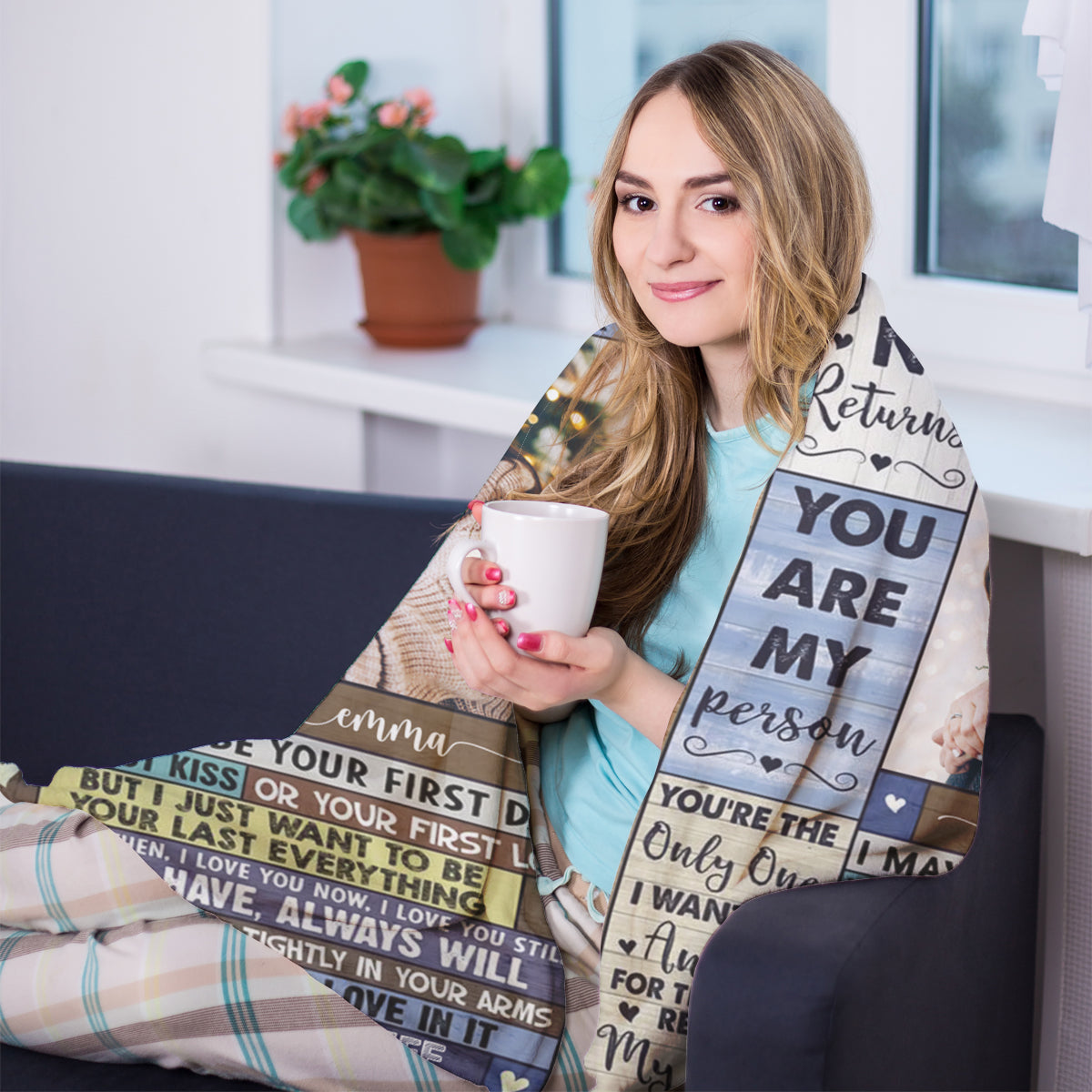 Best Valentine Gift For Girlfriend, Annoying You Gift For Spouse, Lover Blanket - Gift For Couple