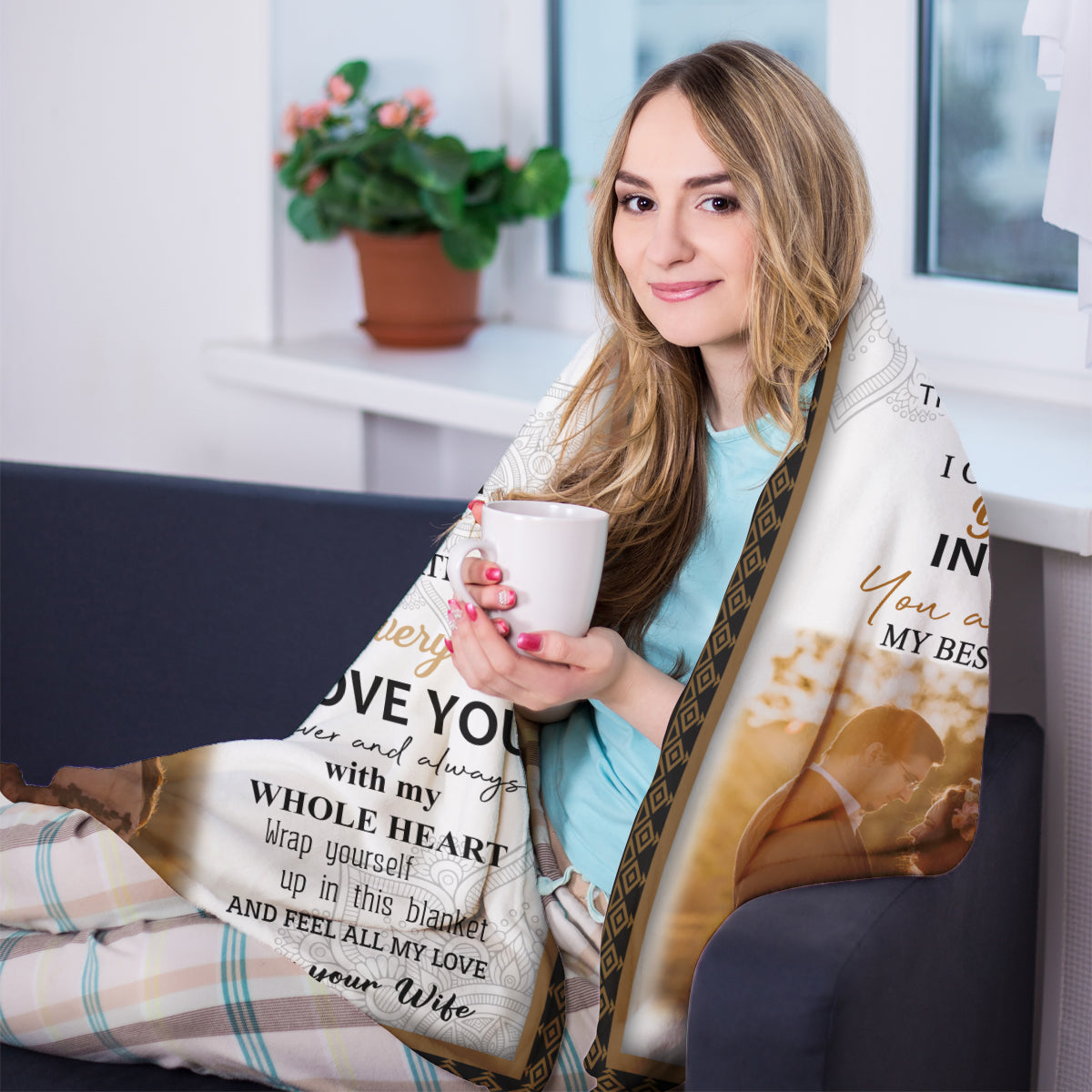 Best Valentine Gift For Husband, You Are The Most Incredible Man Upload Photo Blanket 2_39.jpg?v=1673839843