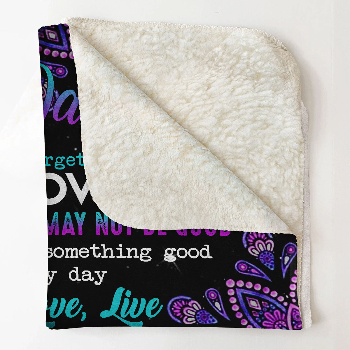 Gift For Daughter Blanket, Mom To To Daughter Never forget that I love you Butterfly - Love From Mom