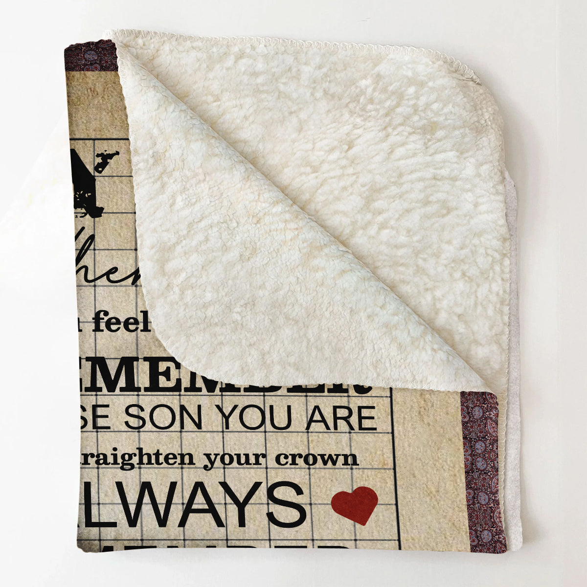 Gift For Son Blanket, To My Son Lion You Are Braver Than You Think - Love From Mom