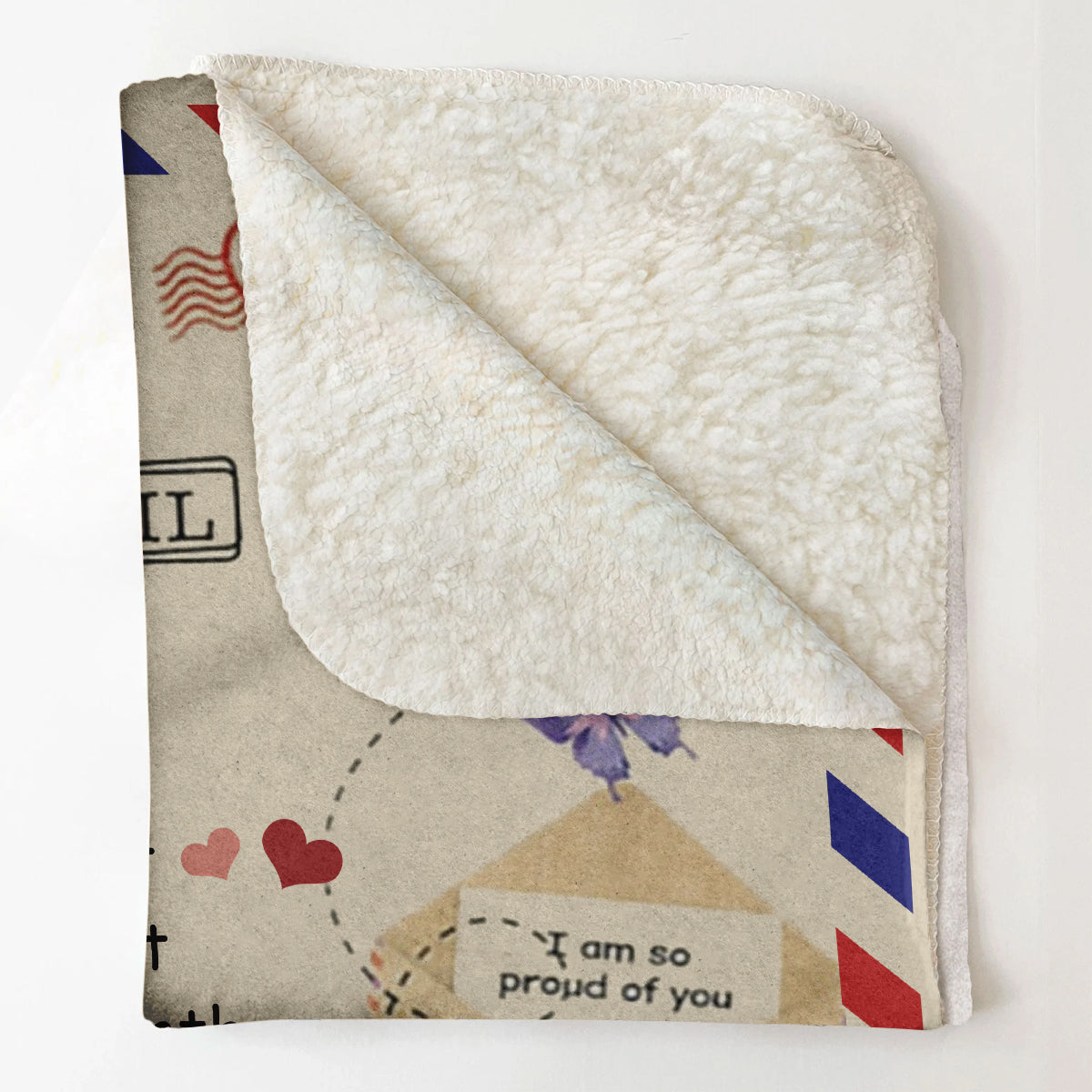 To My Daughter Letter From Mom Fleece Blanket Home Decor Bedding Couch Sofa Soft And Comfy Cozy