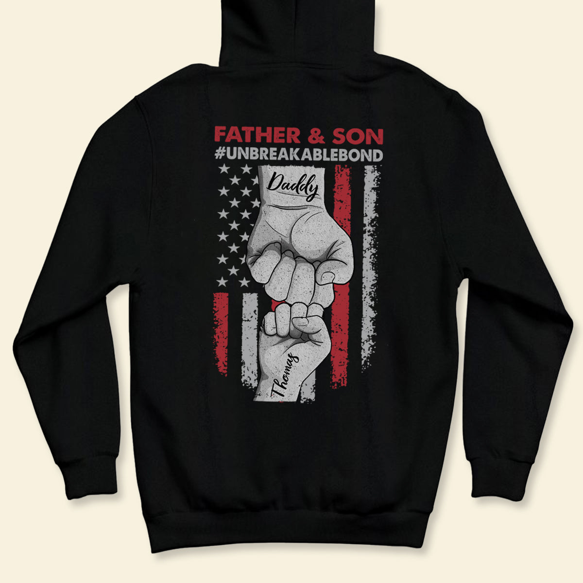 Father Daughter Father Son Unbreakable Bond - Personalized Shirt - Birthday Father's Day Gift For Dad, Husband 2_7ac71aff-ec6a-4017-89e9-44cf37af3f9d.jpg?v=1683772317