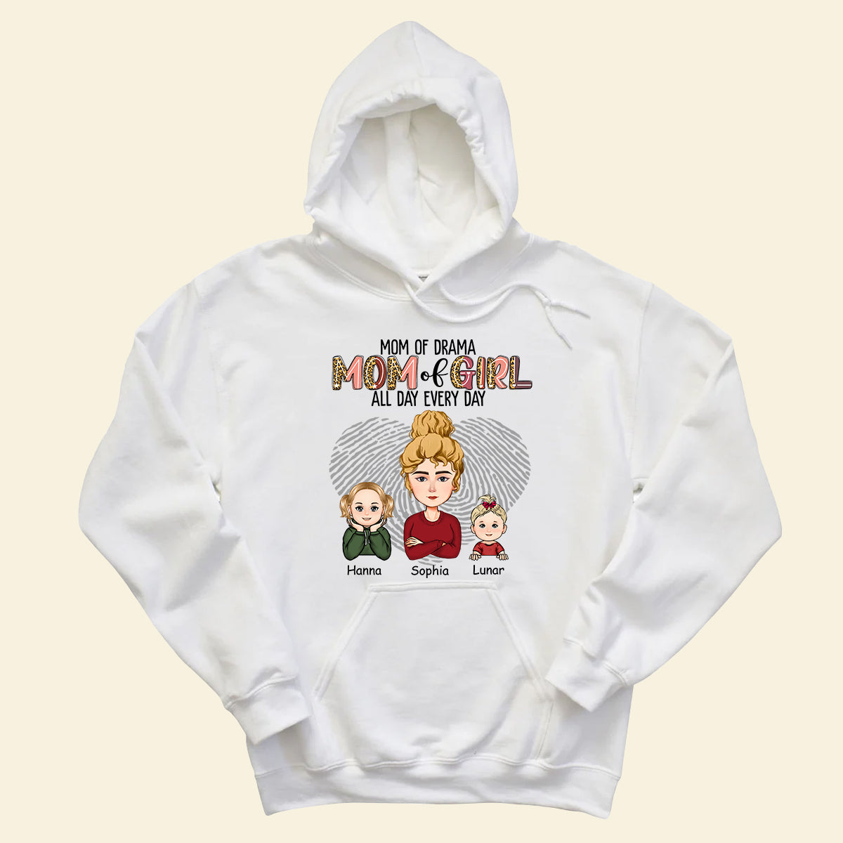 Mom Mode All Day Every Day - Personalized Apparel - Gift For Mom, Mum, Mommy, Mother's Day