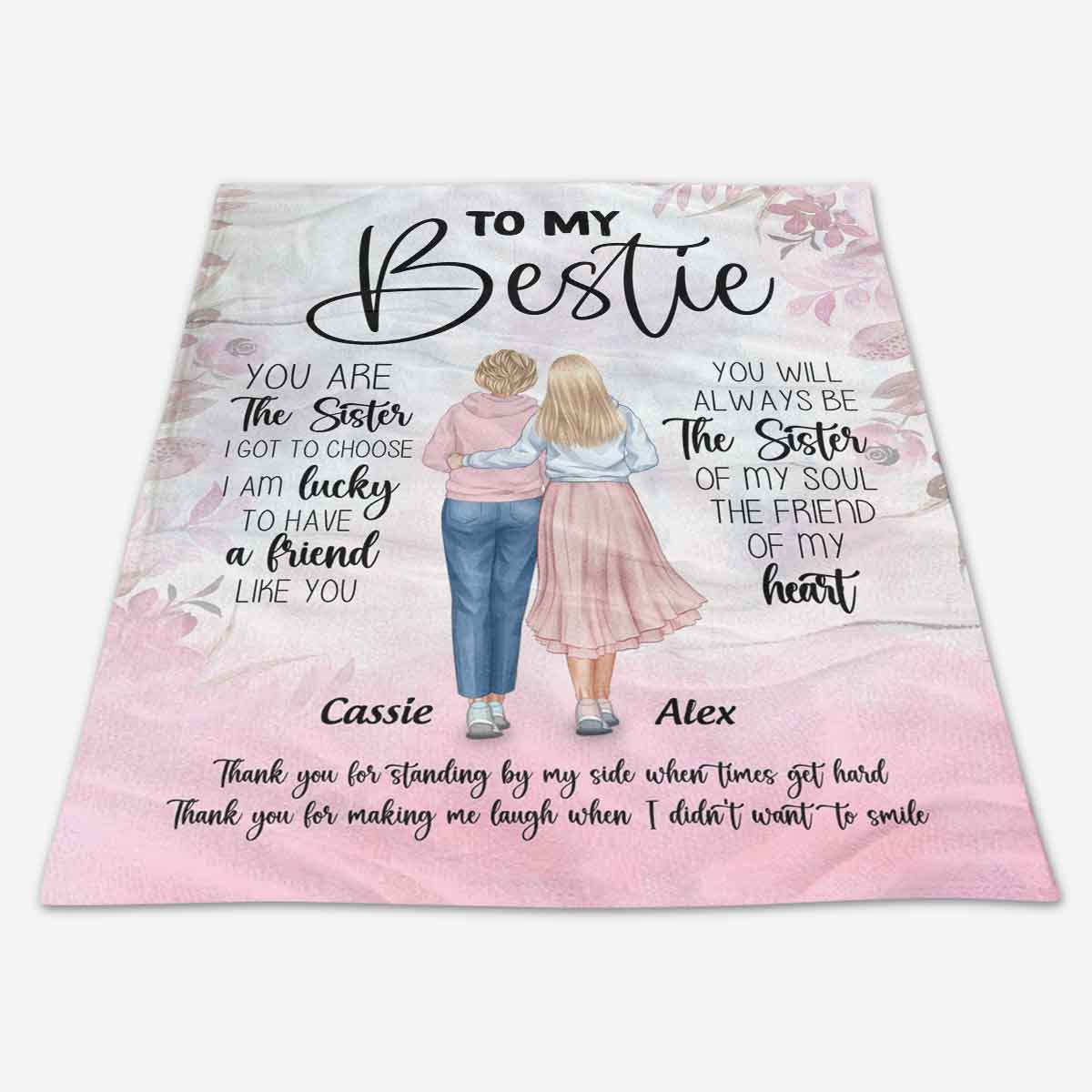You Are The Sister - Personalized Blanket - Birthday, Friendship's Day Gift For Her, Besties, Friends 2_086badf3-e8c4-4917-8311-e1d99922f536.jpg?v=1677483322