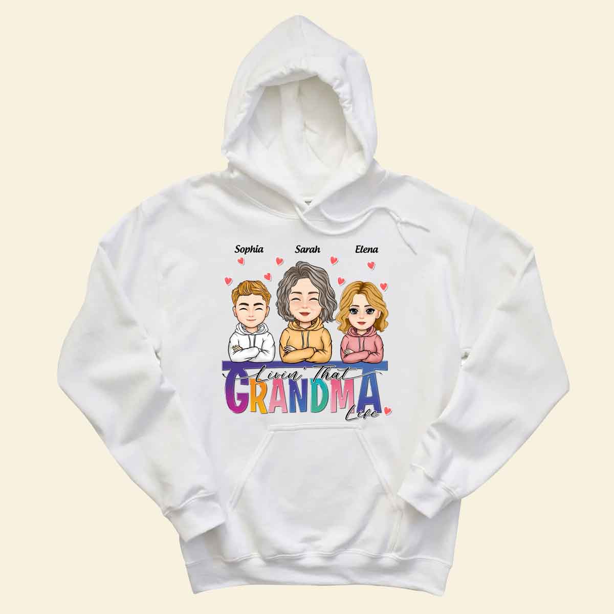 Living That Grandma Life - Personalized Shirt - Mother's Day, Loving, Birthday Gift For Mother, Mom, Grandma 2_390fc4a4-93bb-4e65-a5e5-fdc724de3372.jpg?v=1677898426