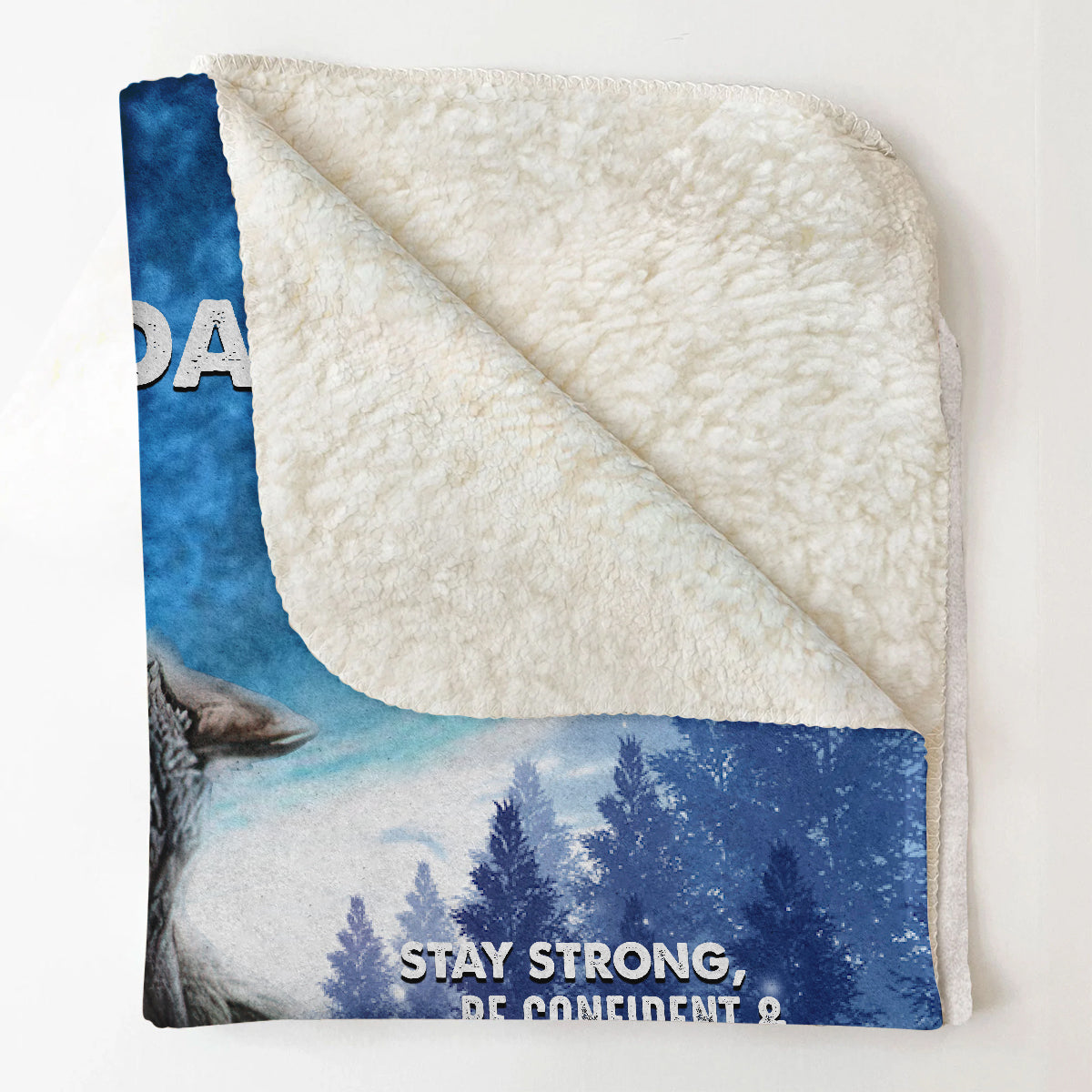 Wolf To My Granddaughter Life Maybe Hard Sometimes Blanket Gift For Granddaughter From Grandpa Home Decor Bedding Couch Sofa Soft And Comfy Cozy