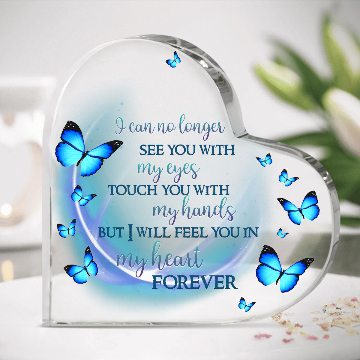 Acrylic Plaque, Heart-shaped, Gifts For Parents For Dad And Mom