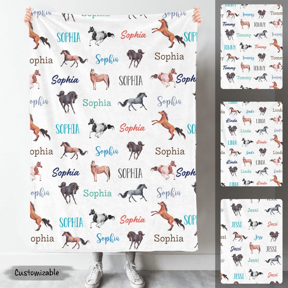Custom Name Beautiful Horses World Personalized Blanket Horses Lovers 2_96ab070a-5504-4c27-a831-b08b0d9e3800.jpg?v=1644998265