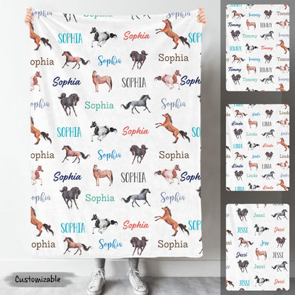 Custom Name Beautiful Horses World Personalized Blanket Horses Lovers 2_96ab070a-5504-4c27-a831-b08b0d9e3800.jpg?v=1644998265