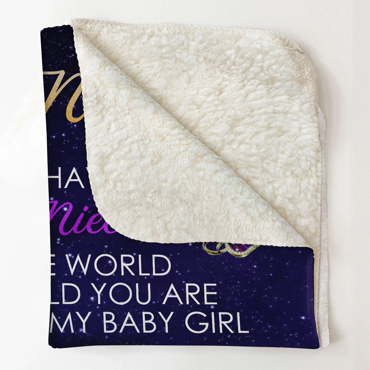 Gift For Niece Blanket, To Niece I'm So Lucky To Have You As My Niece Blanket