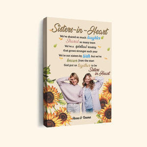 Sisters In Heart - Personalized Canvas - Gift For Sister, Friends 2_dfb5c140-3925-42be-8e06-68b7b706fe0e.jpg?v=1693996426