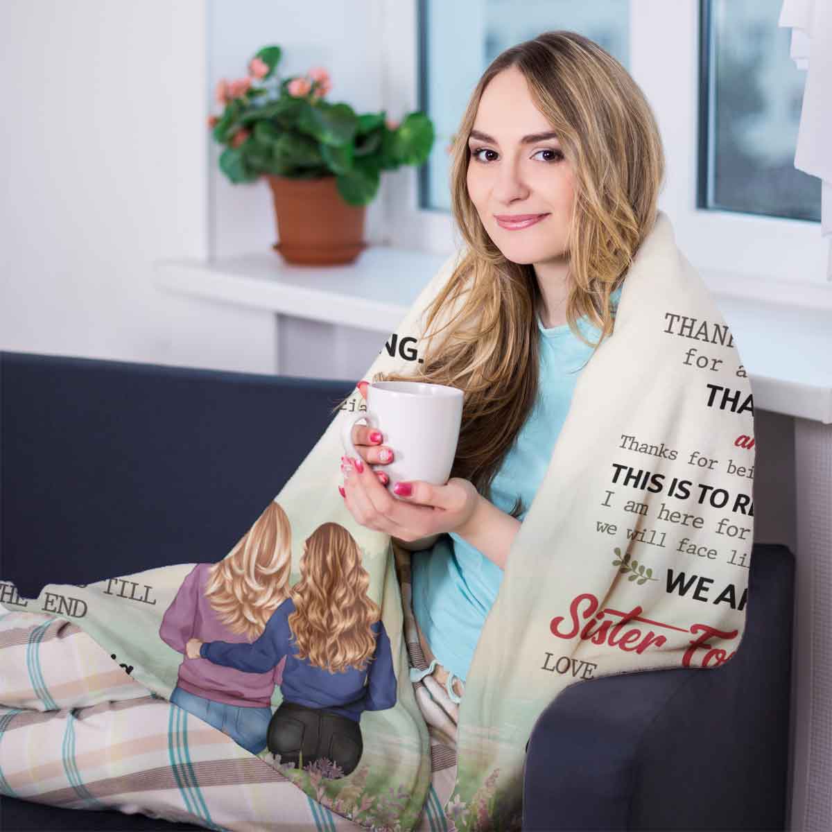 I Am Here For You - Personalized Blanket - Birthday Gift For Sisters, Soul Sisters, Besties 2_0b1f50bf-abe7-4feb-8247-80f3f0af67ad.jpg?v=1677481349