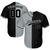 Custom Team Baseball Jerseys - Great Gifts For Baseball Fans - Split Gray Black - Personalized Baseball Father's Day Gifts