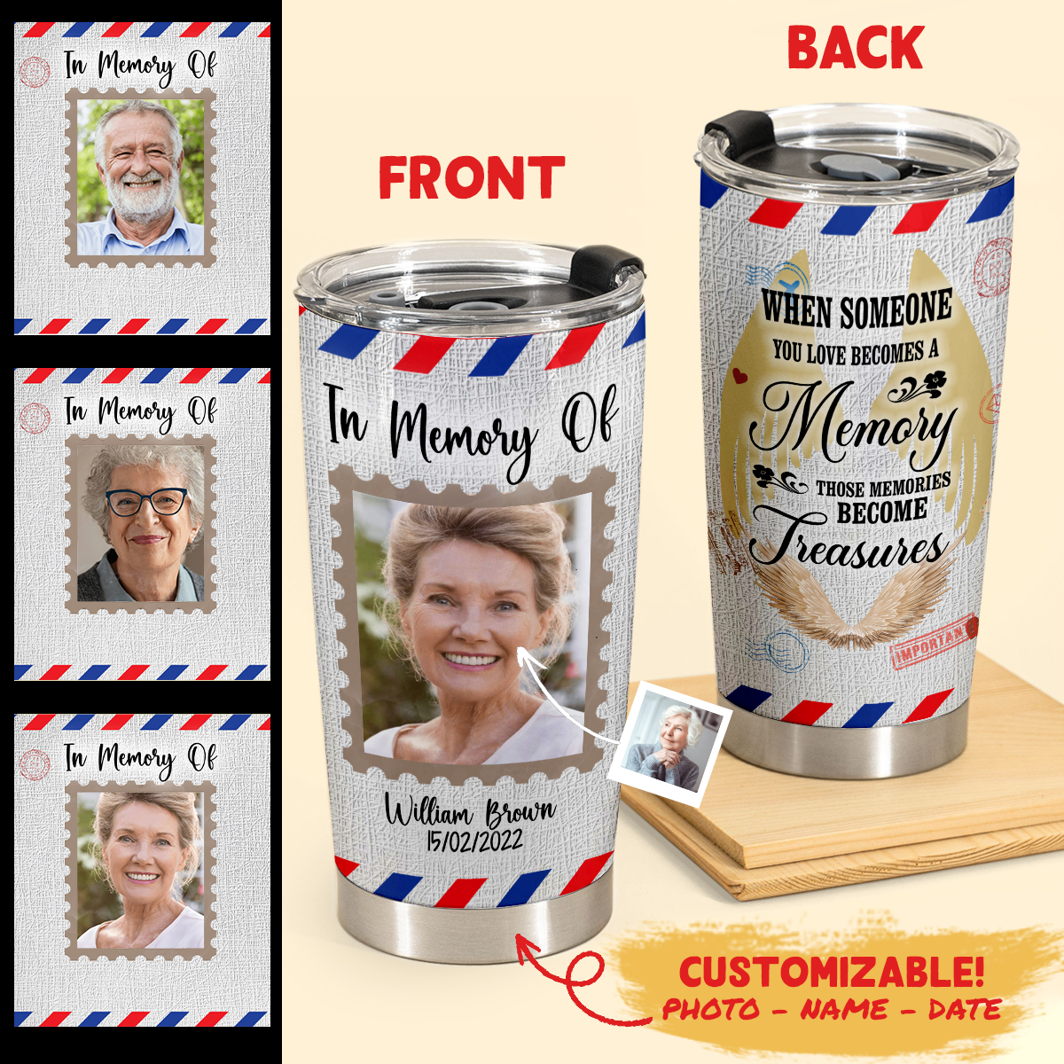Gifts In Memory Of A Loved One - When Someone You Love Becomes Memory - Best Personalized Coffee Tumbler