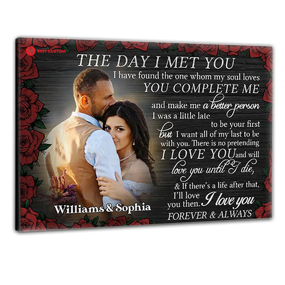 Best Valentine Gift For Girlfriend, The Day I Met You Custom Photo Canvas Gift For Couple 3.3.webp?v=1673233988
