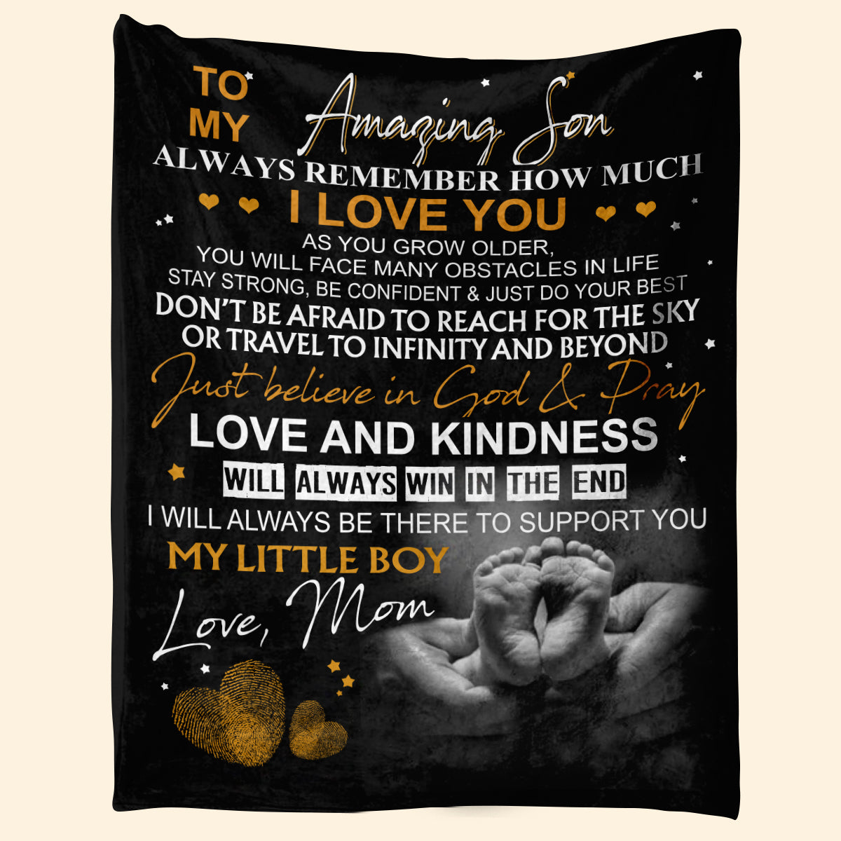 Gift For Son Blanket, To My Amazing Son Always Remember How Much I Love You