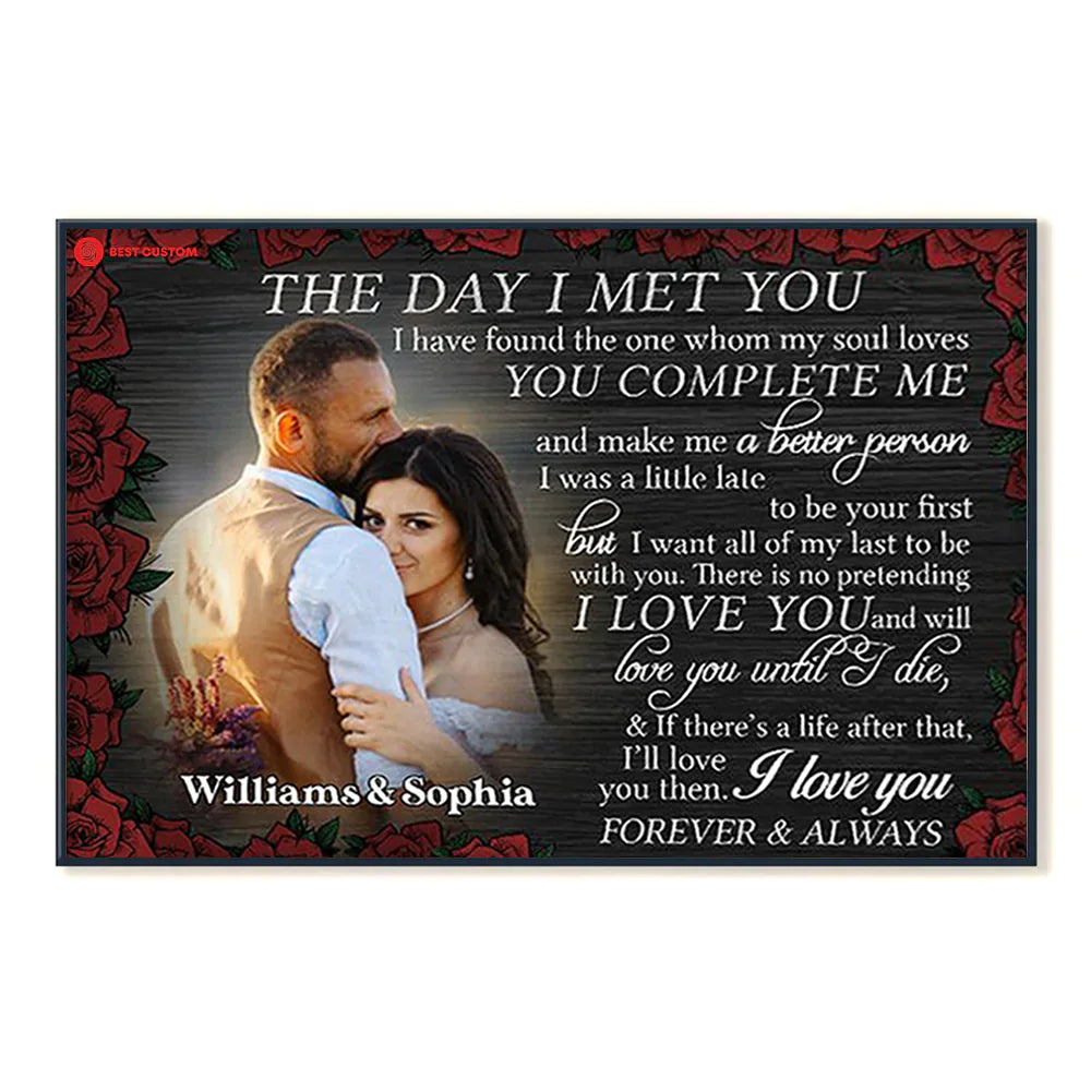 Best Valentine Gift For Girlfriend, The Day I Met You Custom Photo Canvas Gift For Couple 3_2.webp?v=1673233988