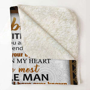 Best Valentine Gift For Husband, You Are The Most Incredible Man Upload Photo Blanket 3_39.jpg?v=1673839843