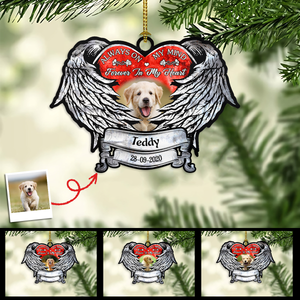 Dog Remembrance Christmas Ornament - Always On My Mind - In Remembrance Of Dog Gifts