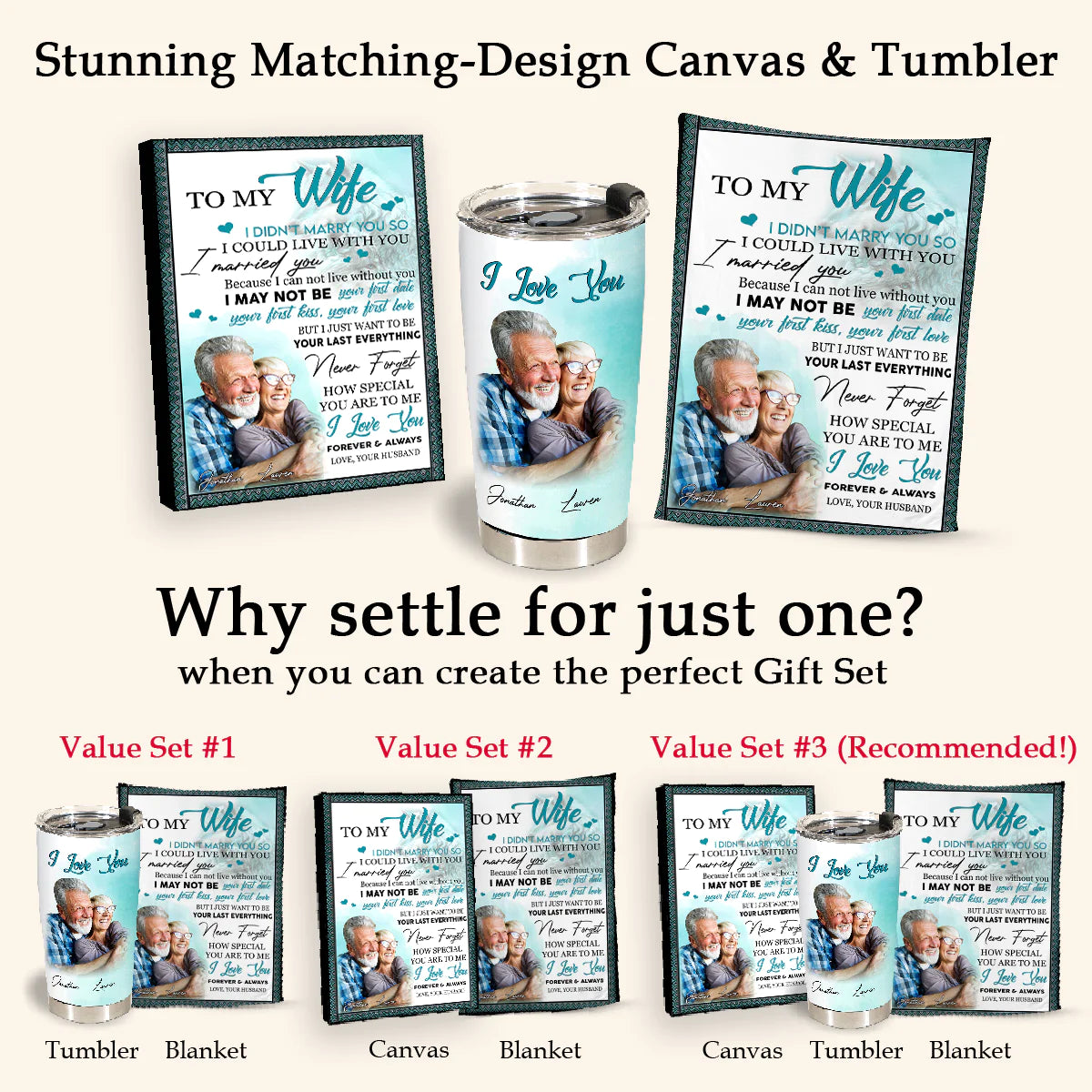 Gift For Wife Blanket, Wolf To My Wife I Didn't Marry You So I Could Live With You Blanket Gift For Wife