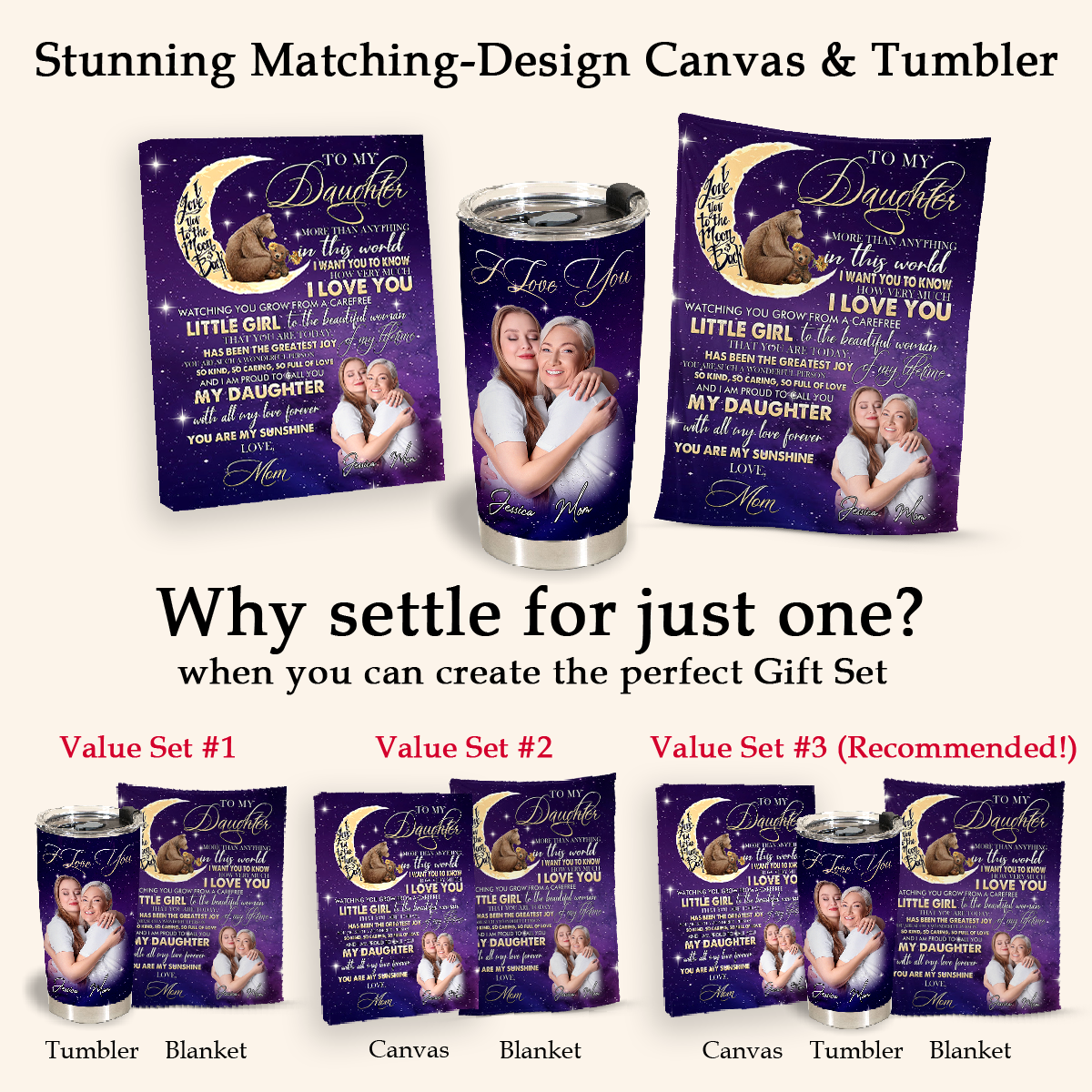 Personalized Throws With Pictures - To My Daughter You Are My Sunshine - Mom To Daughter, Personalized Gift For Daughter