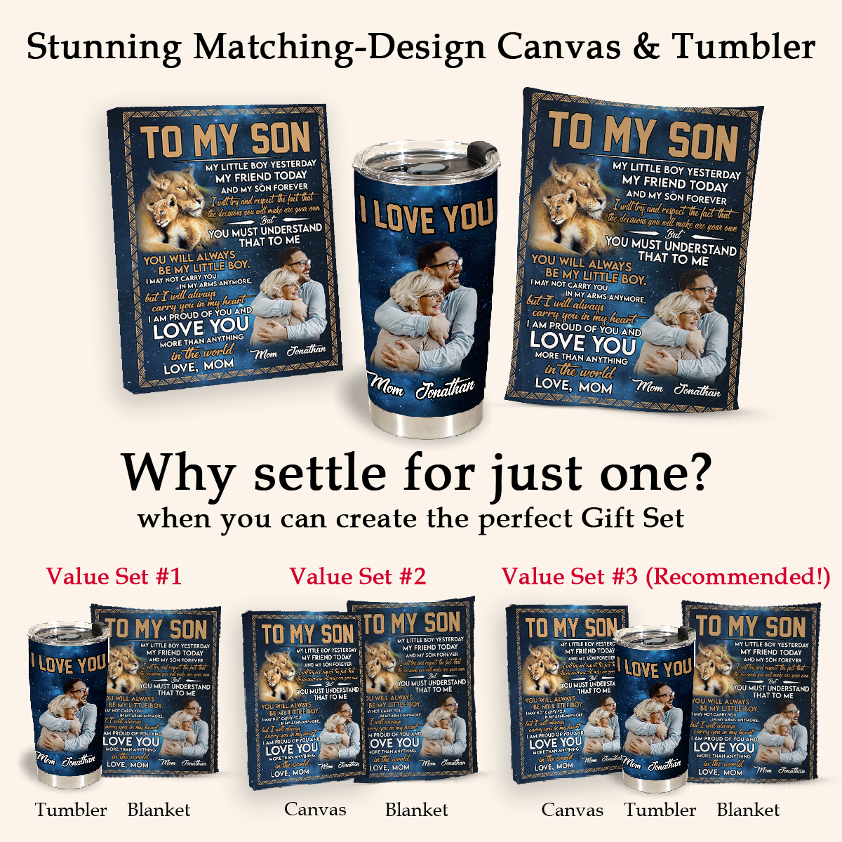 Gift For Son Blanket, To My Son Lion My Little Boy Yesterday My Friend To Day And My Son Forever - Love From Mom Live Preview