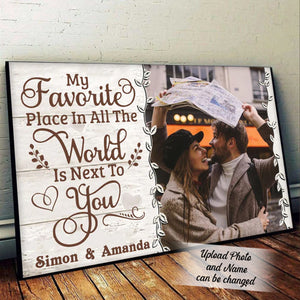 Favorite Place In All The World Custom Canvas