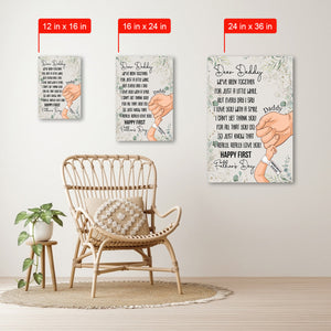 Dear Daddy, I Really Love You - Personalized Canvas - Gift For Father, Daddy, First Father's Day 3_9b3cf2c6-57e9-40e7-8b8c-04ab1985a090.jpg?v=1682399078