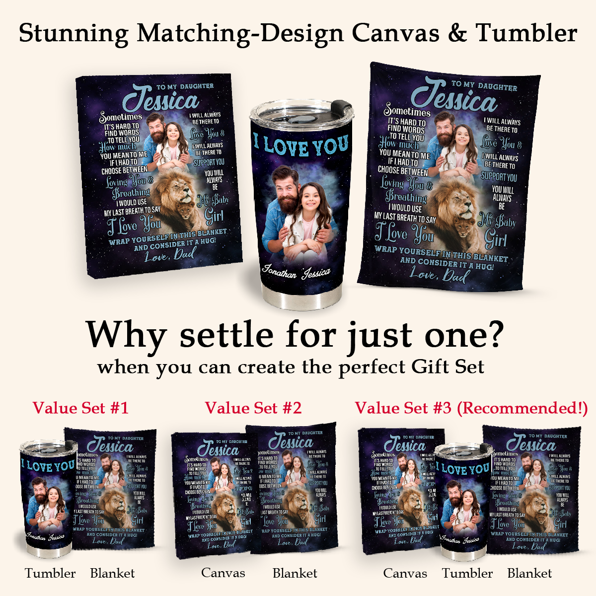 To My Daughter You Will Always Be My Baby Girl Fleece Blanket Love From Dad, Gift For Family Home Decor Bedding Couch Sofa Soft And Comfy Cozy Live Preview