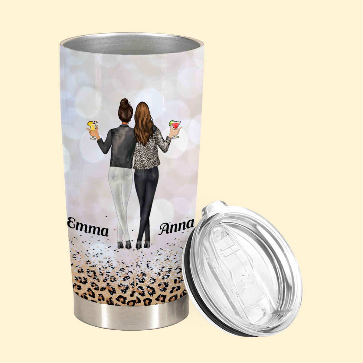 We Go Together Like Drunk And Disorderly - Personalized Tumbler - Gift For Bestie