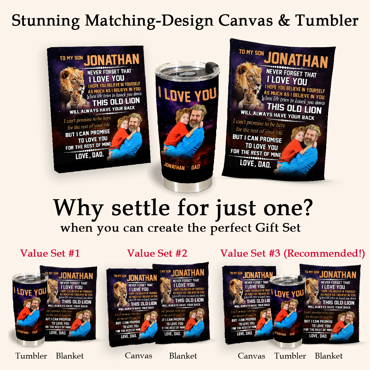 Gift For Son Blanket, To My Son This Old Lion Will Always Have Your Back - Love From Dad