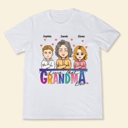 Living That Grandma Life - Personalized Shirt - Mother's Day, Loving, Birthday Gift For Mother, Mom, Grandma 3_59f67156-3c3a-4cd0-b1b9-3dd818677d84.jpg?v=1677898426