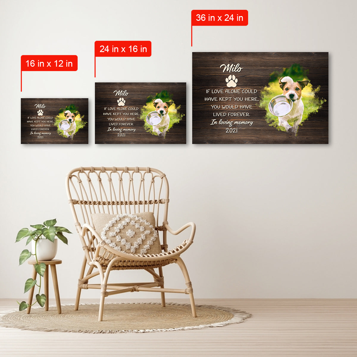 If Love Alone Could Have Kept You Here, You Would Have Lived Forever - Personalized Canvas - Loving, Memorial Gift For Dog Lover, Dog Owner, Cat Dad, Cat Mom Canvas - Cat Dog