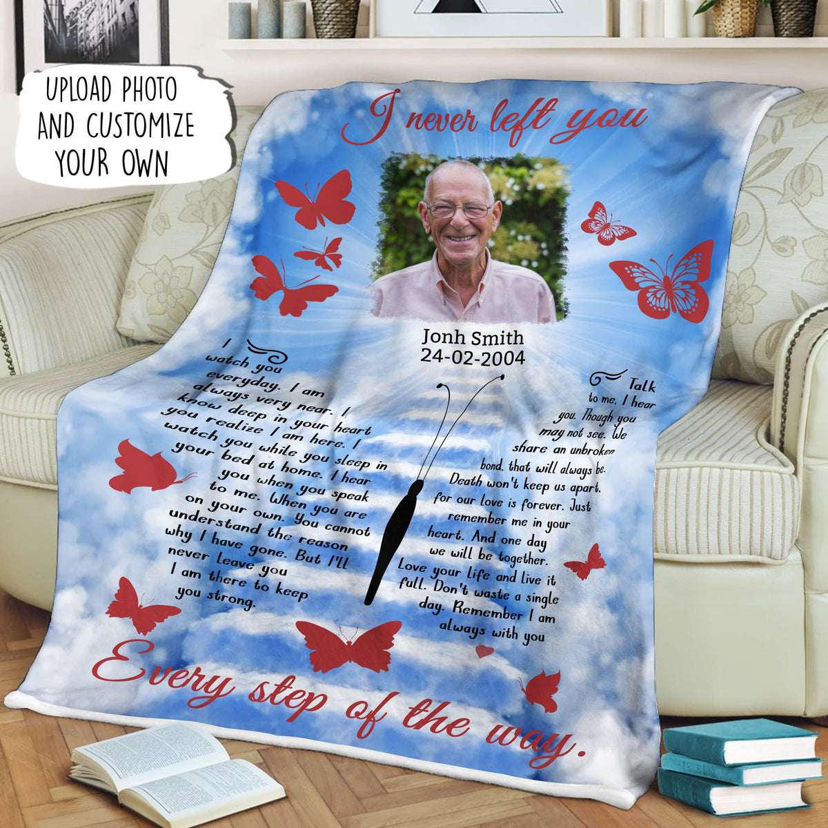 I Never Left You Custom Photo Blanket Memorial 3_df35f2dd-97ce-49cd-9d93-b8de784e80a0.jpg?v=1644998278
