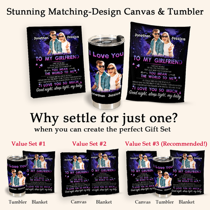 Best Valentine Gift For Girlfriend, To My Girlfriend You Mean The World To Me Live Preview