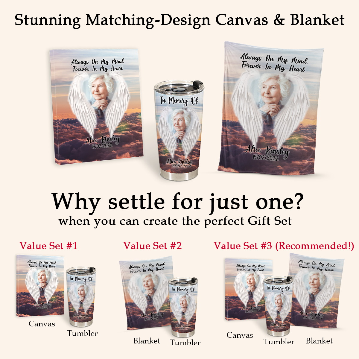 In Memory Of Gift - Forver In My Heart - Best Personalized Coffee Tumbler