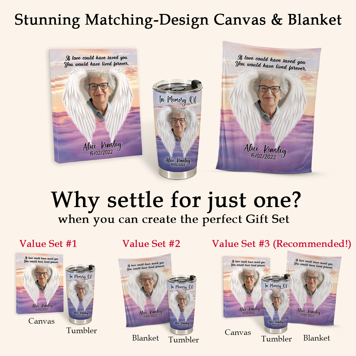 Memories Gift - If Love Could Have Saved You - Tumbler Cups Personalized