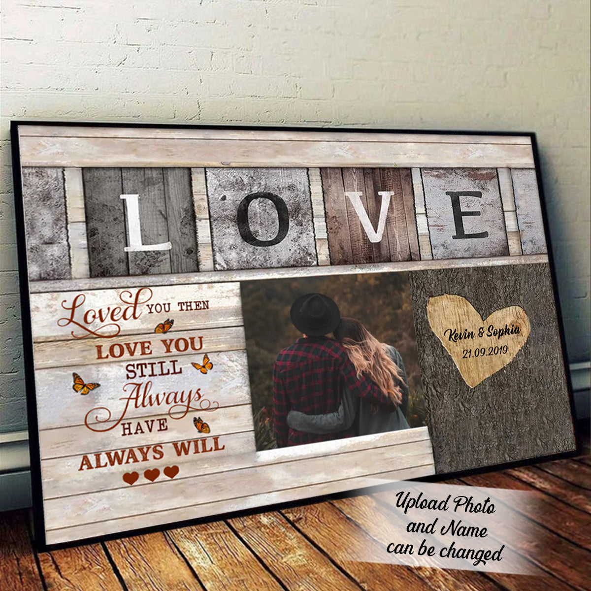 Love You Still Always Custom Photo Canvas Couple