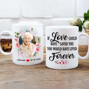 Flower Mom You Would Have Lived Forever Photo Mug Memorial Gift