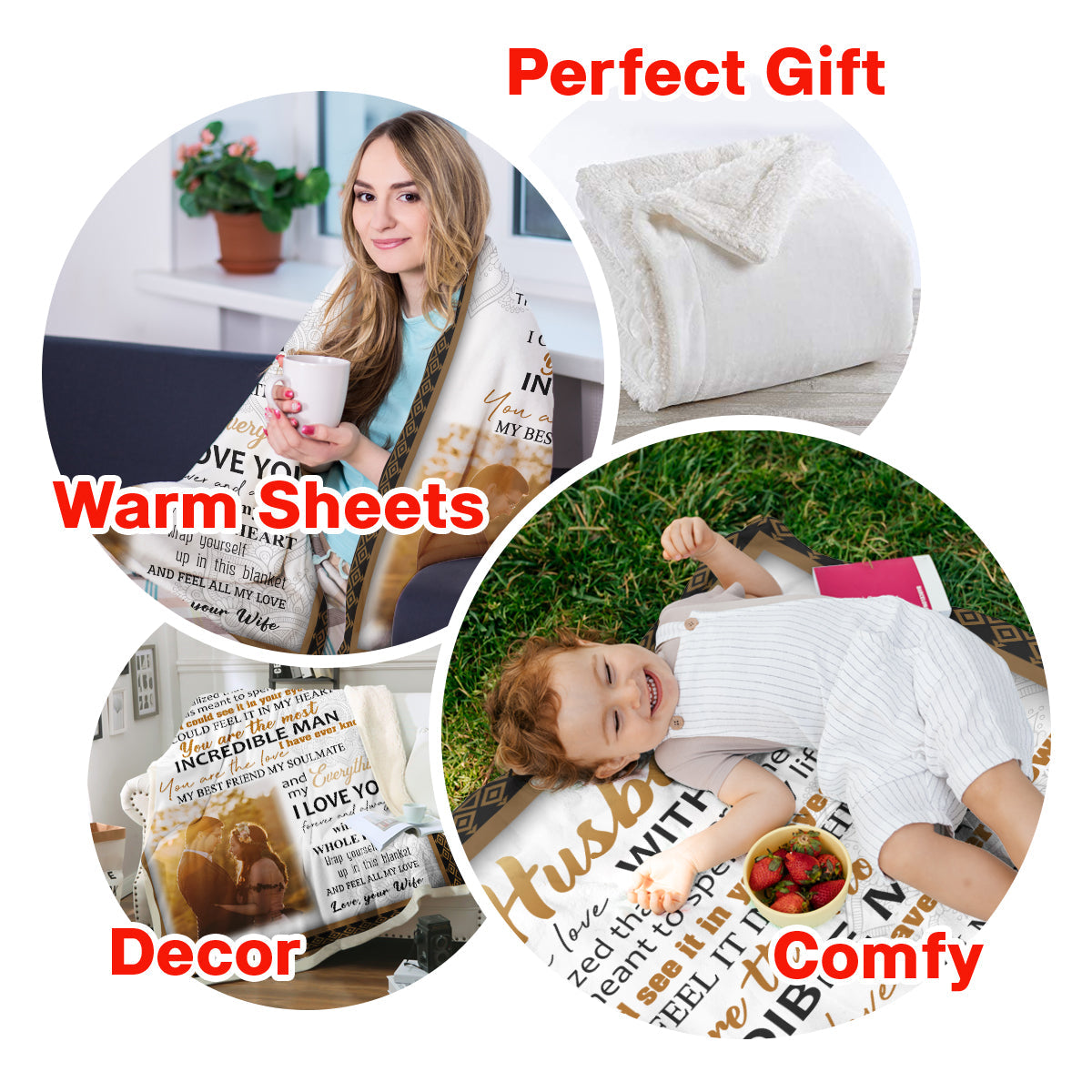 Best Valentine Gift For Husband, You Are The Most Incredible Man Upload Photo Blanket 4_39.jpg?v=1673839843