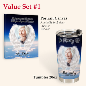 Best Memorial Gifts - Love You Pass The Moon - Personalized Water Tumbler