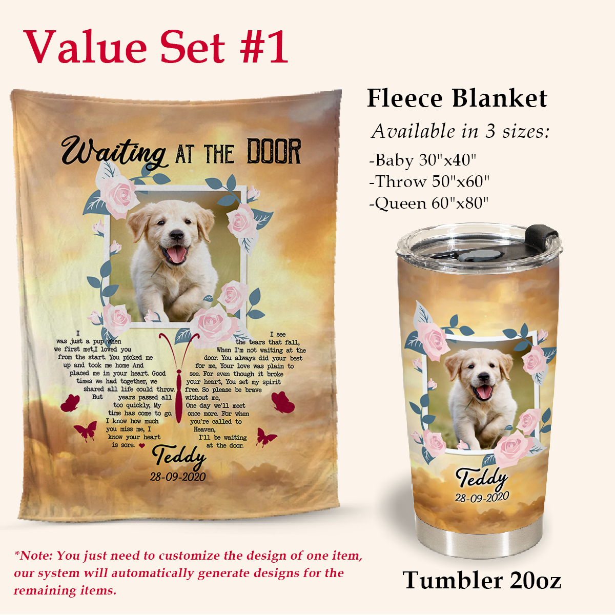 Dog Remembrance Blanket - You Set My Spirit Free - Dog Memorial Gifts For Men