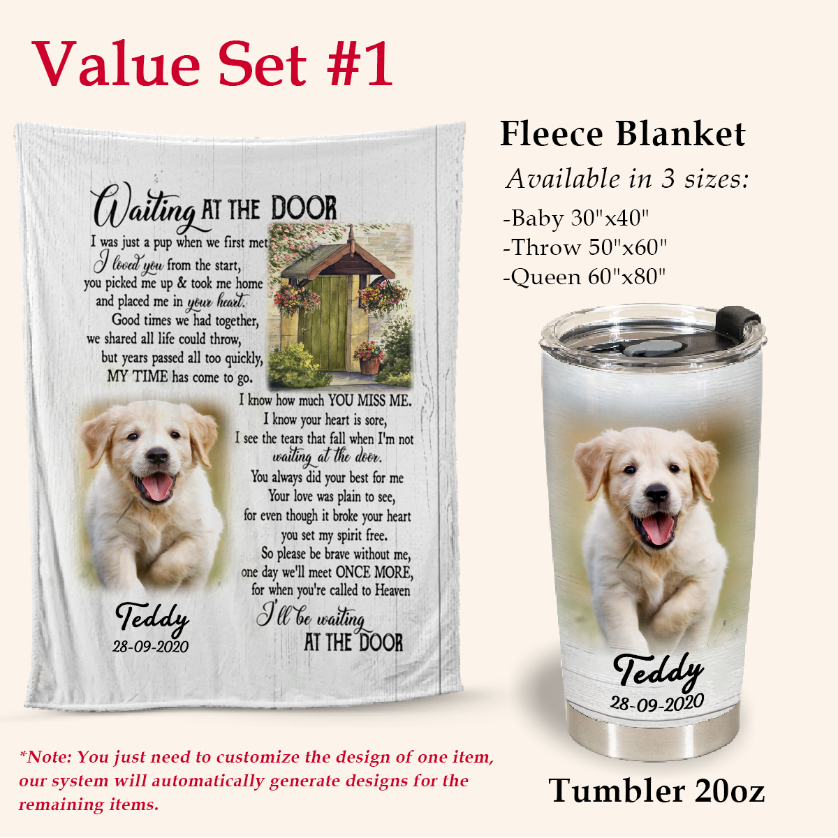 Memorial Blanket For Dog - My Time Has Come To Go - Memorial Gift For Dog Loss