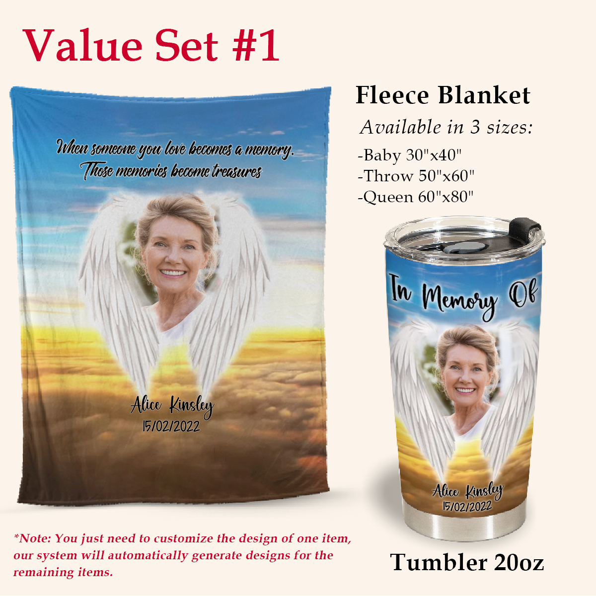 Those Memories Become Treasures Blanket Photo Memorial