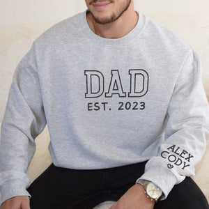 Custom Dad Shirt With Date, Est Year - Personalized Embroidered - Gift For New Dad, Father's Day Gift 4_cc469095-a61d-40db-a12e-6f15e4b59994.jpg?v=1708316338
