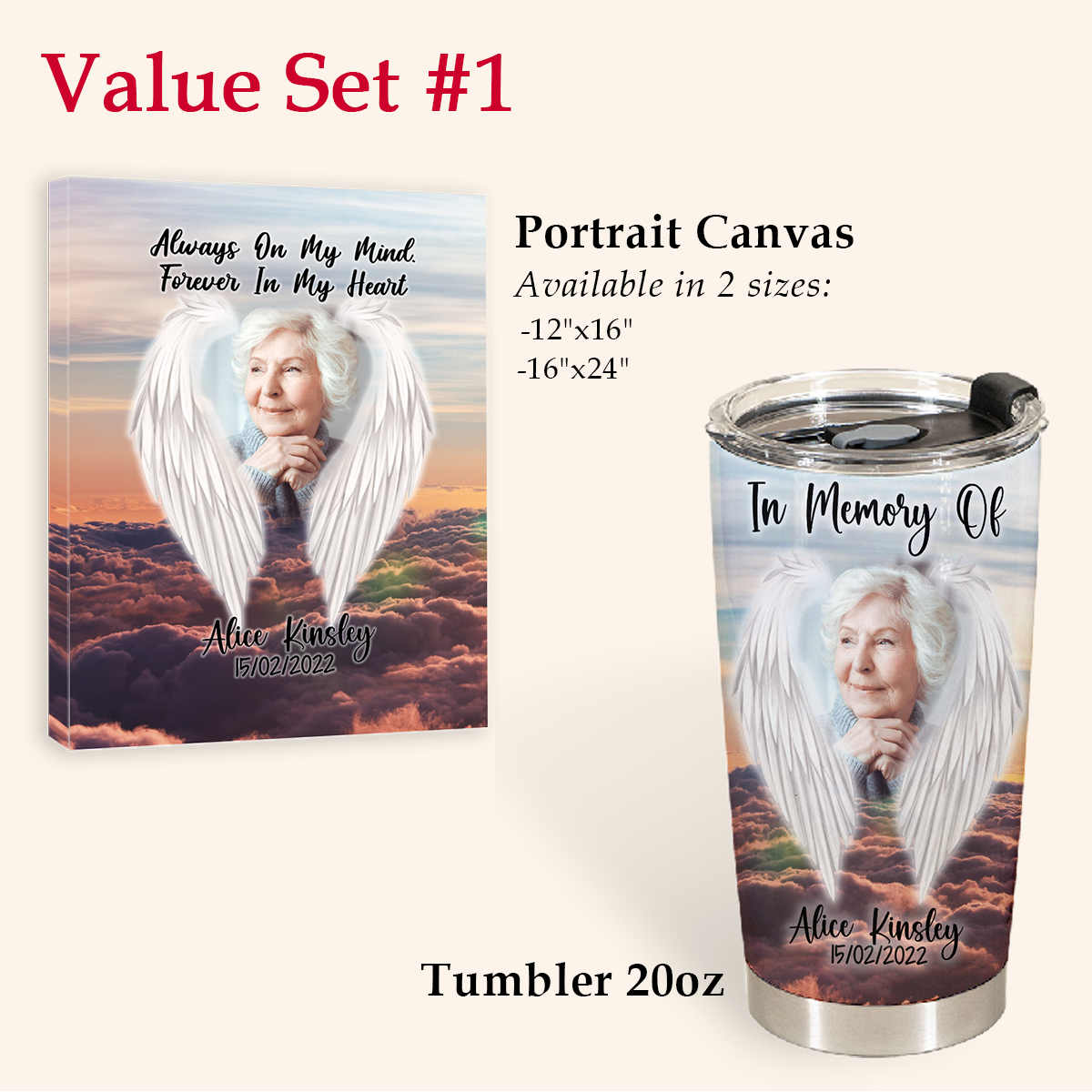 In Memory Of Gift - Forver In My Heart - Best Personalized Coffee Tumbler