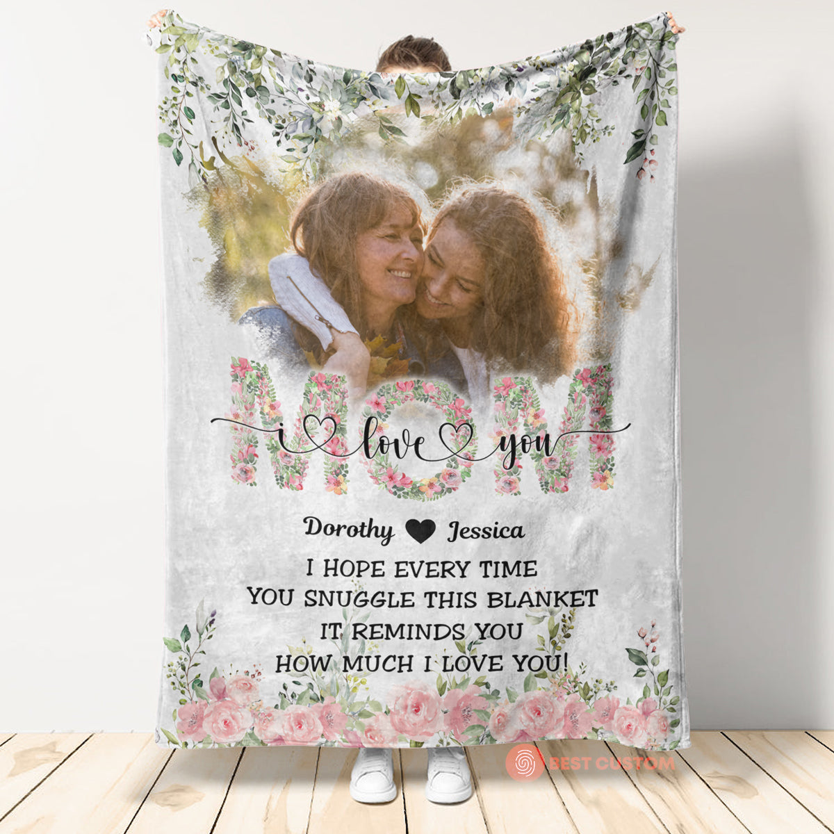 Personalized We Hope Every Time You Snuggle This Blanket It Remind