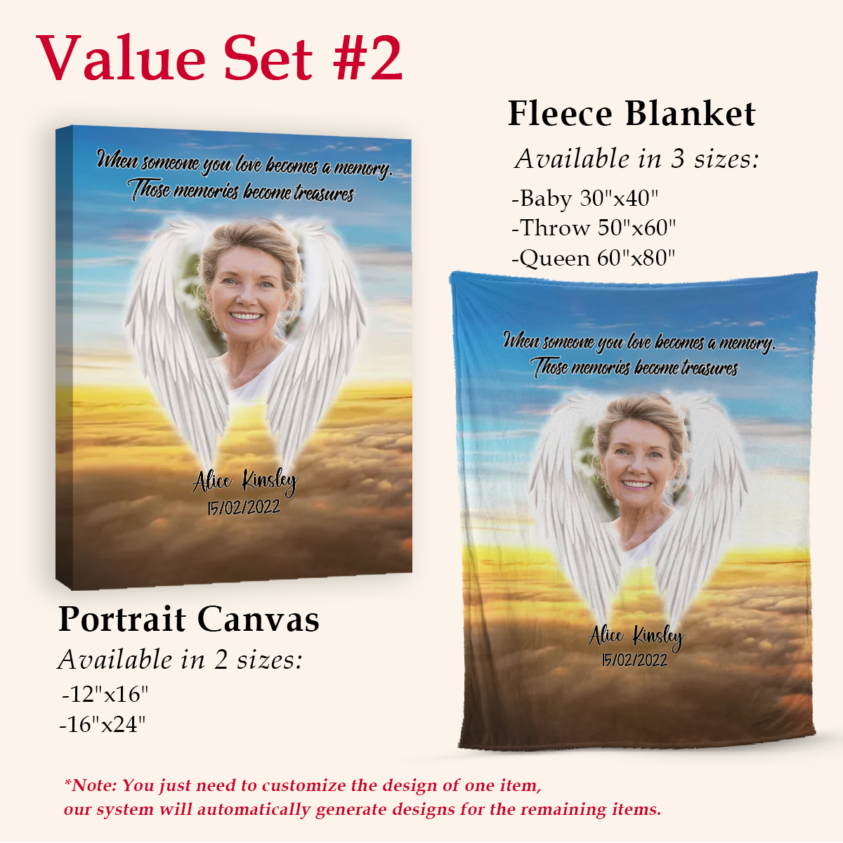 Those Memories Become Treasures Blanket Photo Memorial